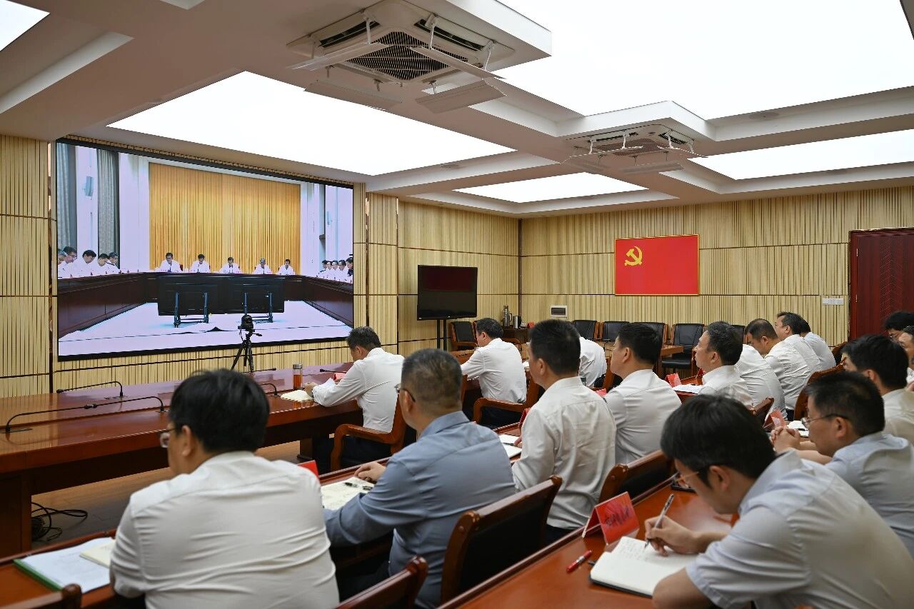孙兵在全市防汛救灾调度视频会上强调 绷紧防汛之弦 以实战状态守牢安全底线